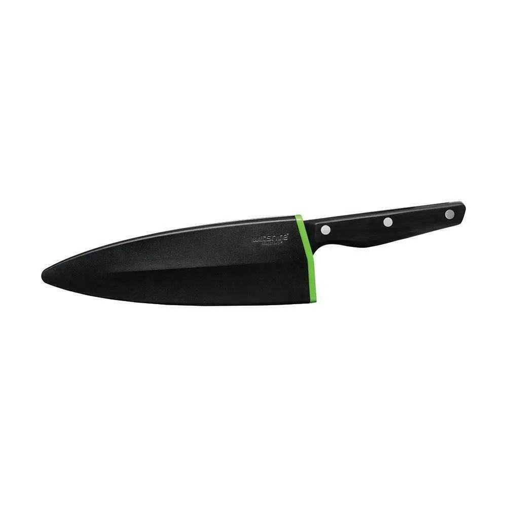 Wiltshire Staysharp Triple Rivet 20cm Cooks Knife With Sharpener