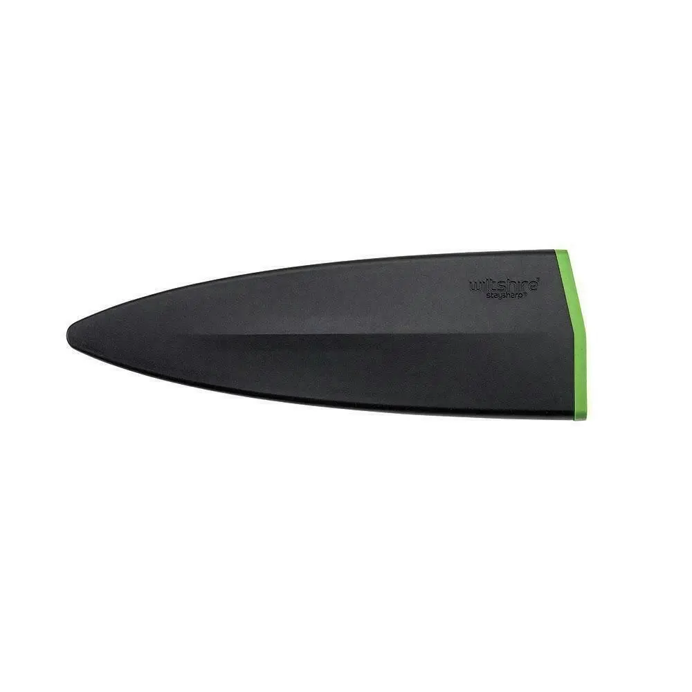 Wiltshire Staysharp Triple Rivet 20cm Cooks Knife With Sharpener