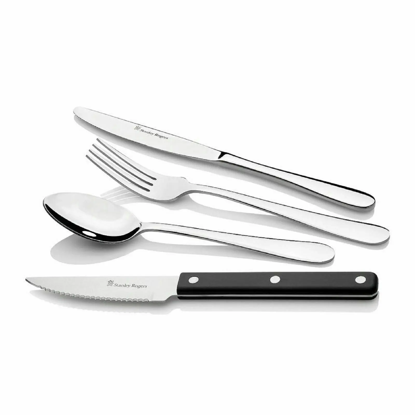 Stanley Rogers 50 Piece Albany Cutlery Set With Steak Knives | 50pc