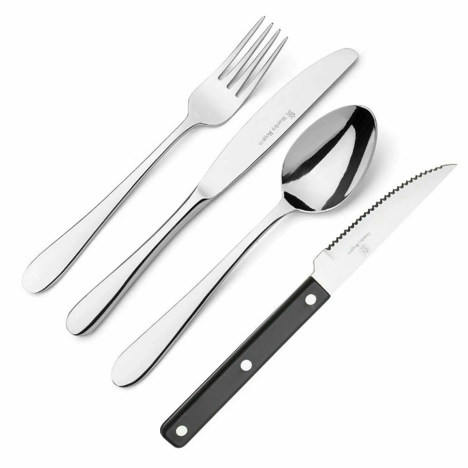 Stanley Rogers 50 Piece Albany Cutlery Set With Steak Knives | 50pc