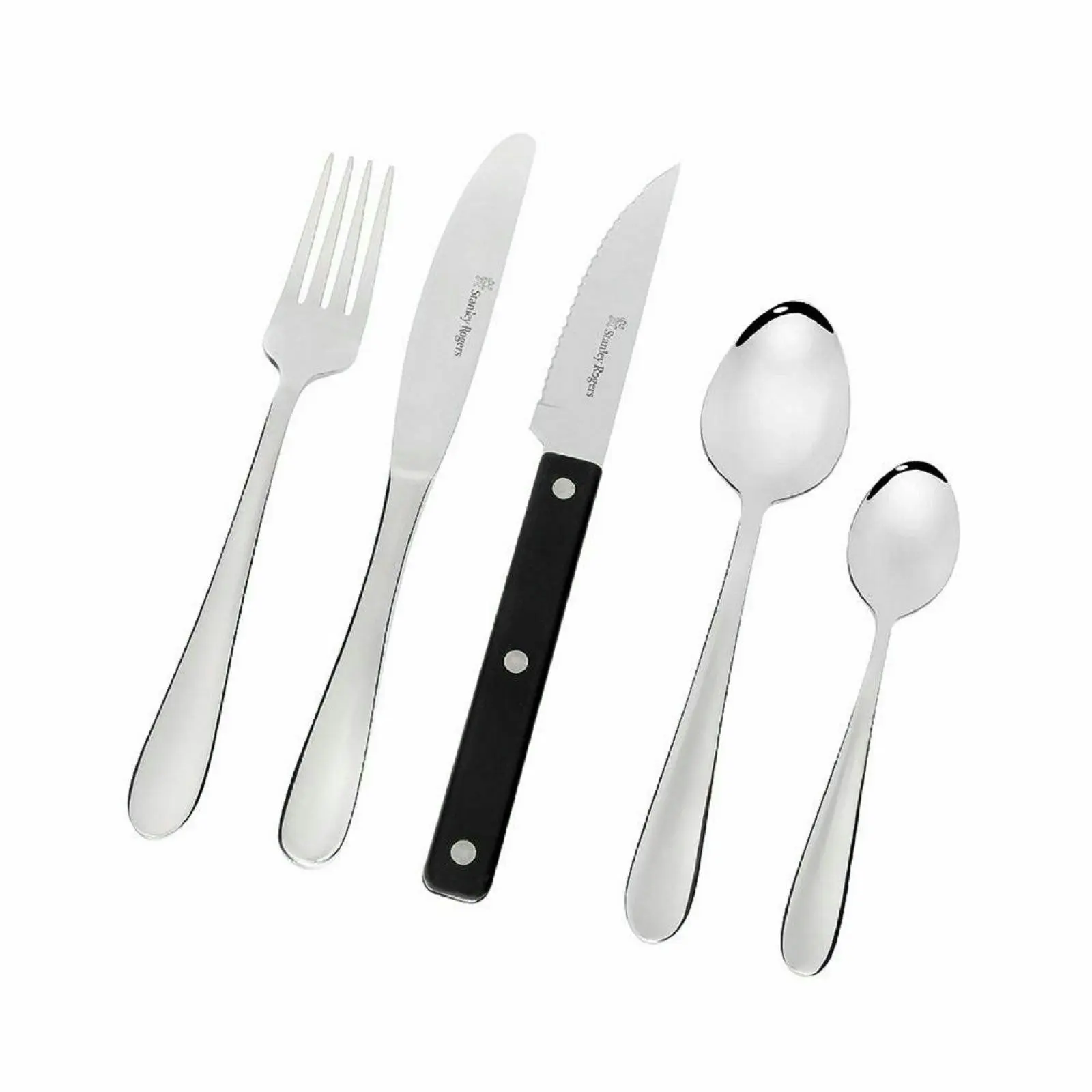 Stanley Rogers 50 Piece Albany Cutlery Set With Steak Knives | 50pc