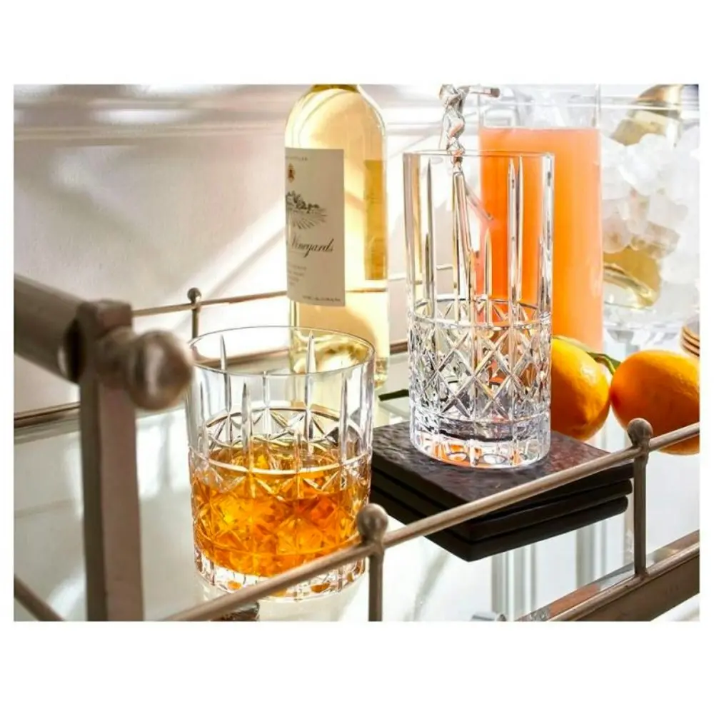 Marquis by Waterford Brady Crystalline Old Fashion Whiskey Tumbler | Set of 4