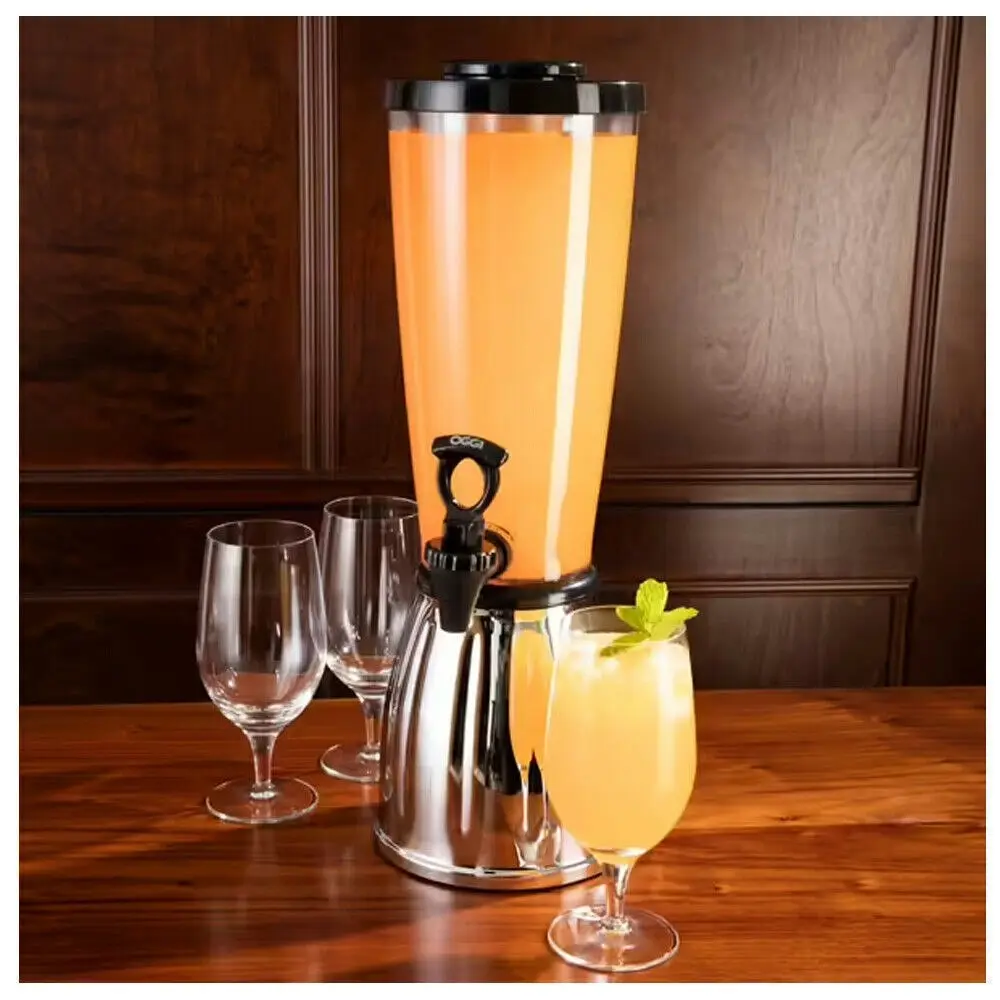 Oggi Beverage Dispenser With Ice Tube 2.839L