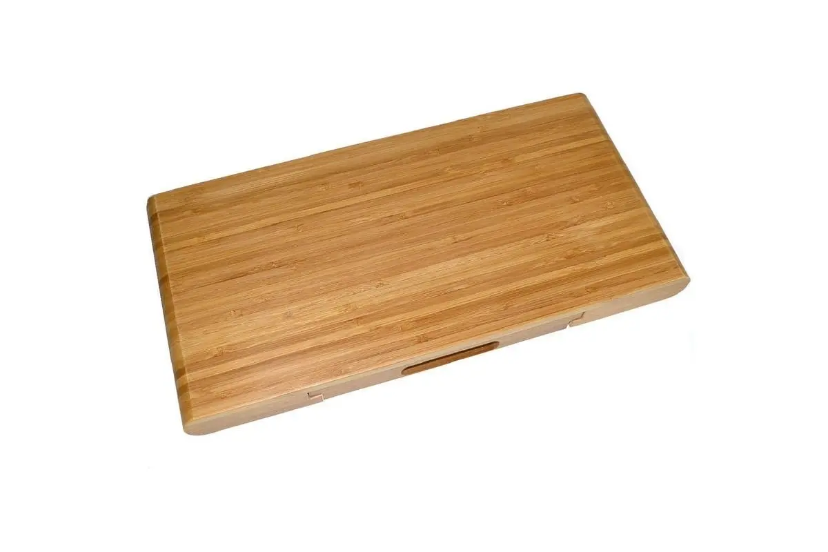 Stanley Rogers Cheese Board 5pc Set | Large Bamboo Chopping Block + Cutlery