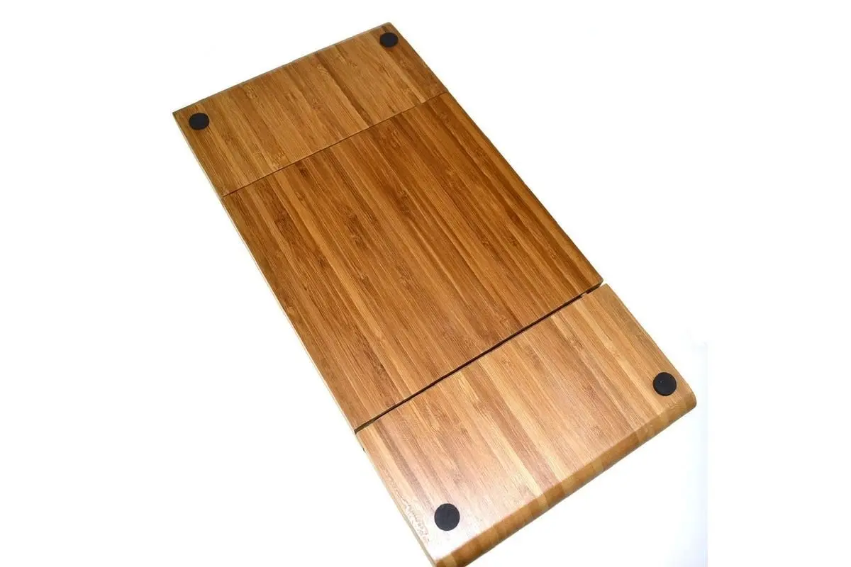 Stanley Rogers Cheese Board 5pc Set | Large Bamboo Chopping Block + Cutlery