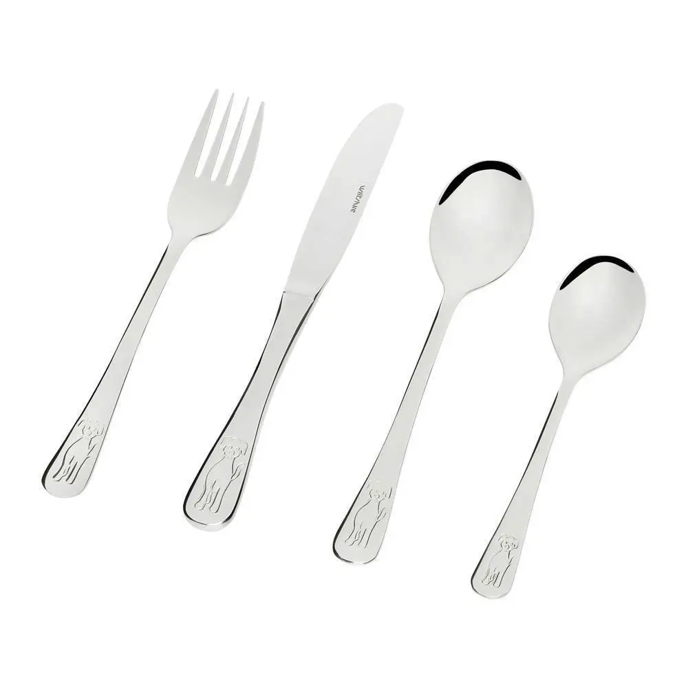 Wiltshire 4 Piece Stainless Steel Puppy 4pc Cutlery Set