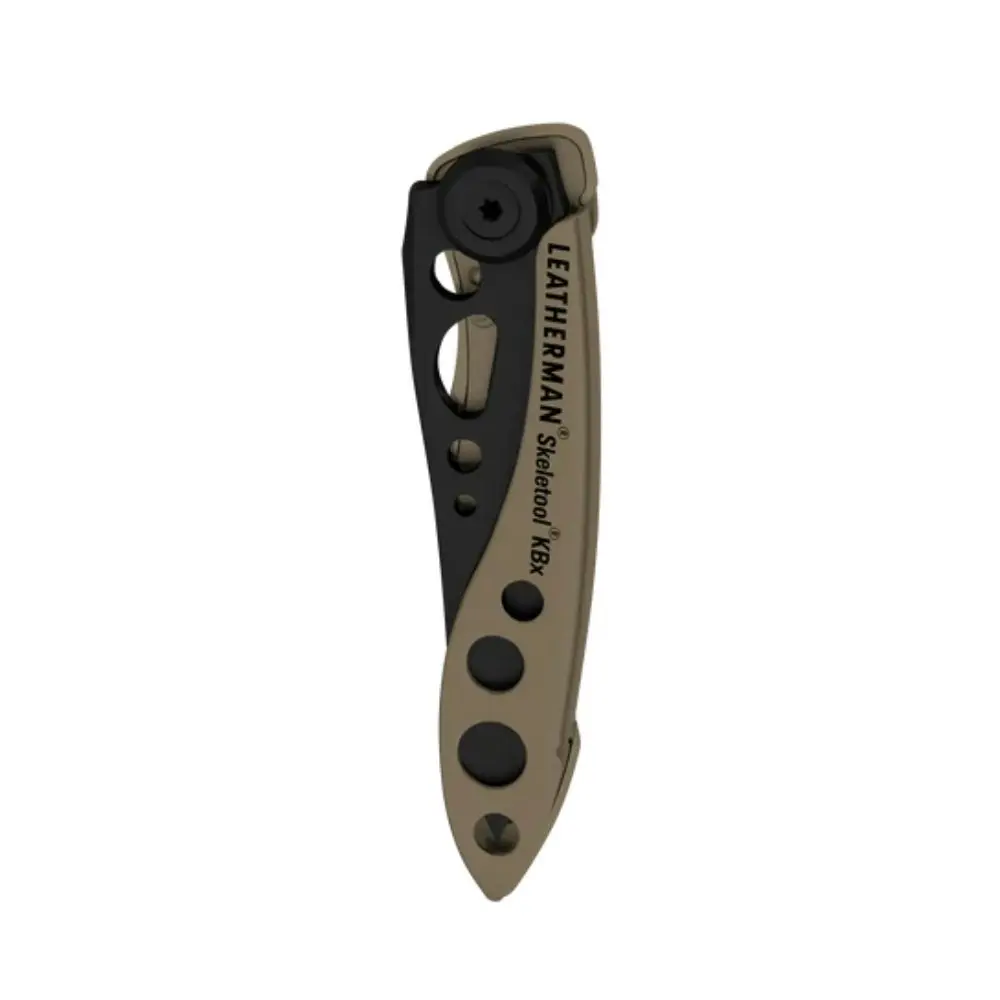 Leatherman Skeletool Kbx Folding Pocket Knife Combo Blade | Coyote Tan