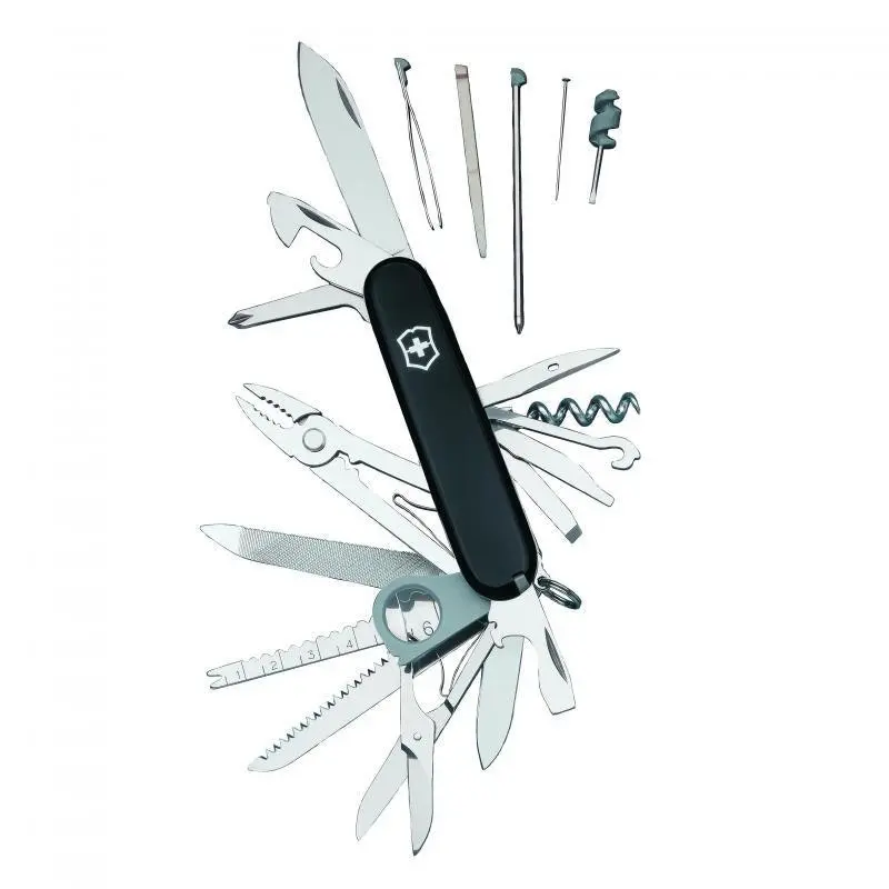 Victorinox Swiss Champ Black Swiss Army Knife | 33 Tools