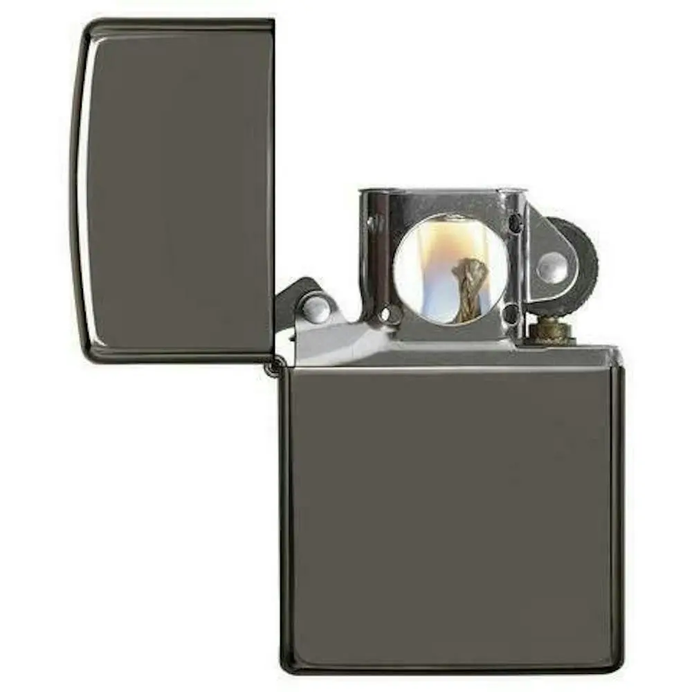 Zippo Windproof Lighter Black Ice with Pipe Insert | 93789