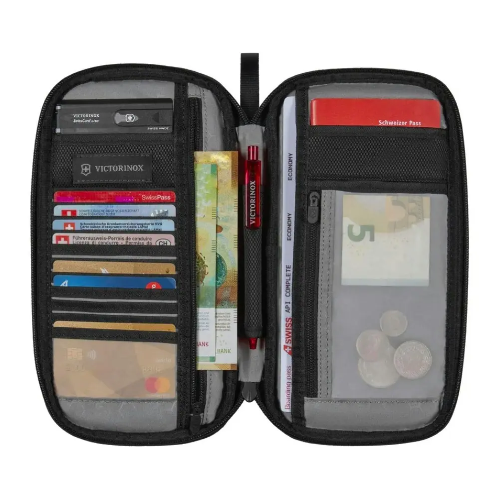 Victorinox Travel Organiser with RFID Protection - Black