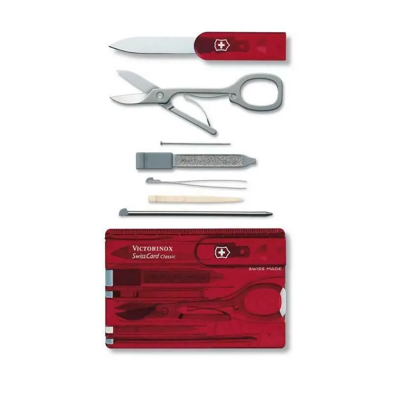 Victorinox Swiss Army SwissCard Red Translucent