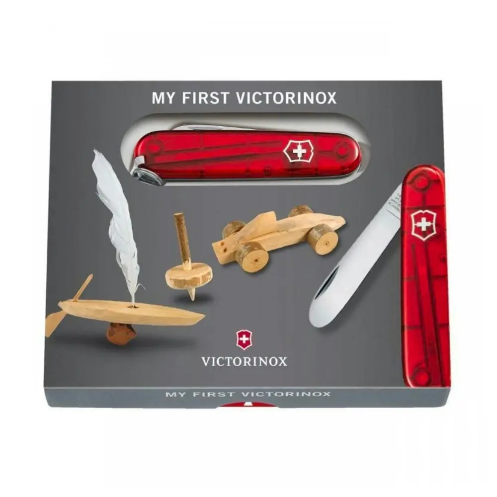 My First Victorinox with Wood Saw Swiss Army Pocket Knife | 9 Tools