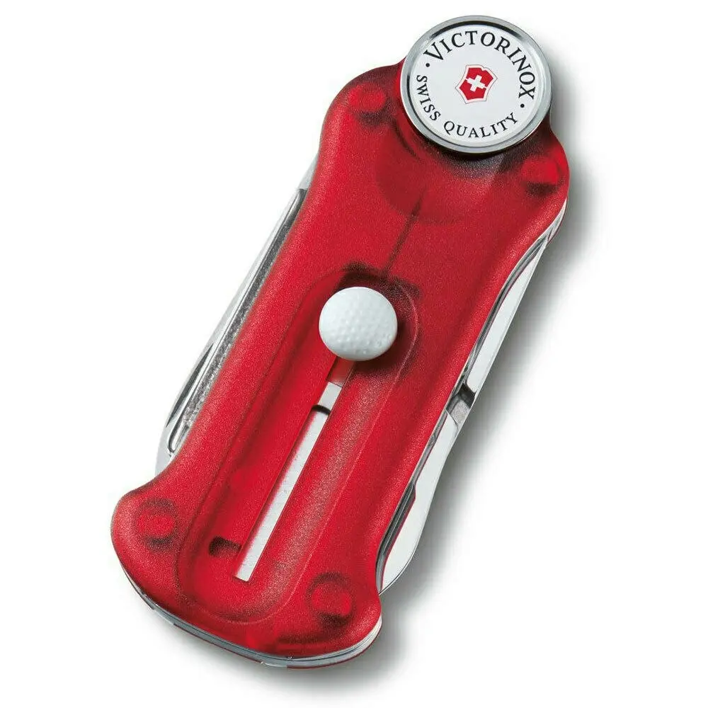 Victorinox Swiss Army Knife Sport Golf Tool Marker Divot Repair | Red