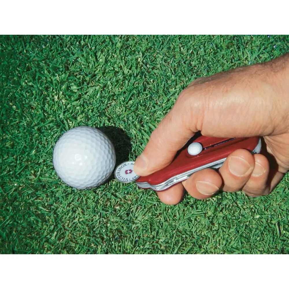 Victorinox Swiss Army Knife Sport Golf Tool Marker Divot Repair | Red