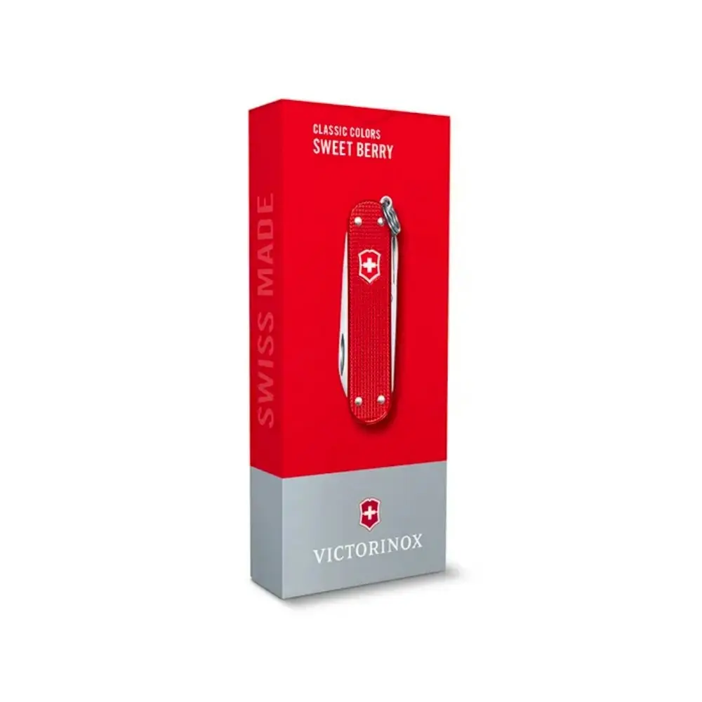 Victorinox Swiss Army Classic SD Alox Pocket Knife | Berry Red