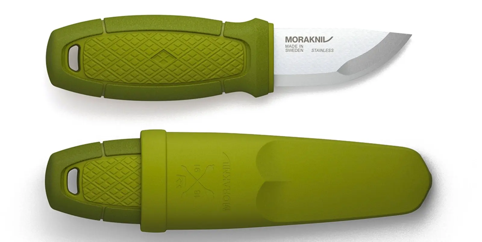 Morakniv Eldris Neck Pocket Outdoor Knife W/ Fire Starter Kit  Green YKM12633