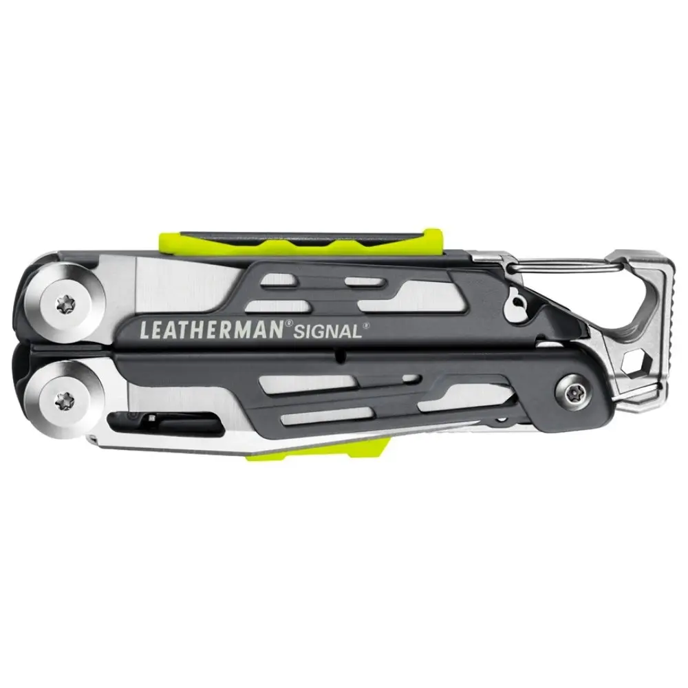 New Leatherman Grey Signal Survivalist Multi Tool + Sheath Fire Starter