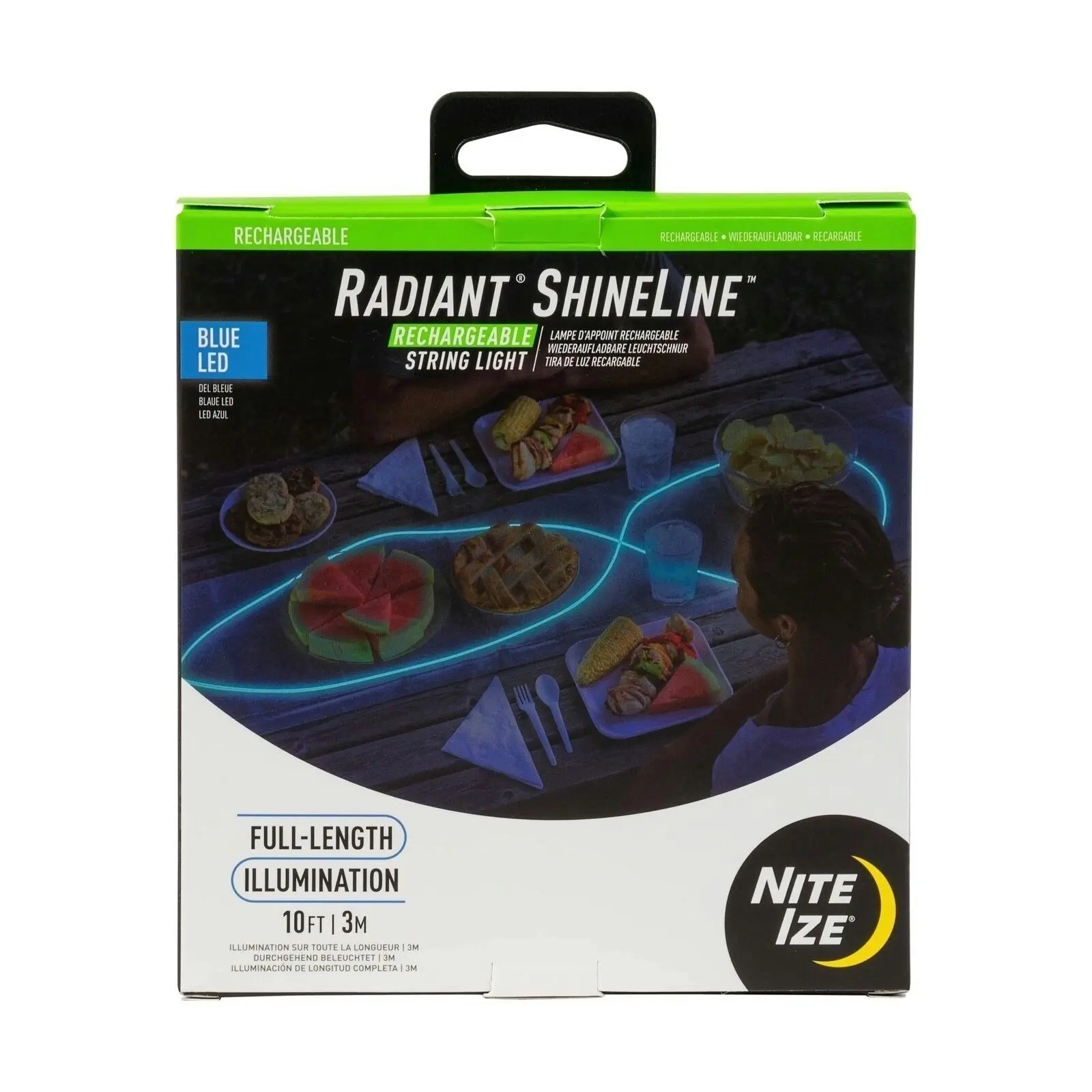 Nite Ize LED Radiant Rechargeable ShineLine - Blue / Blue