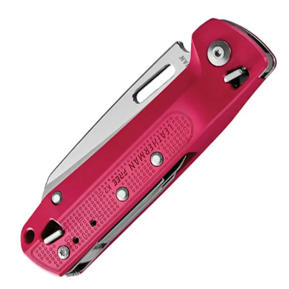 Leatherman Free K2 Multi-Tool & Pocket Knife | 8 Tools Crimson