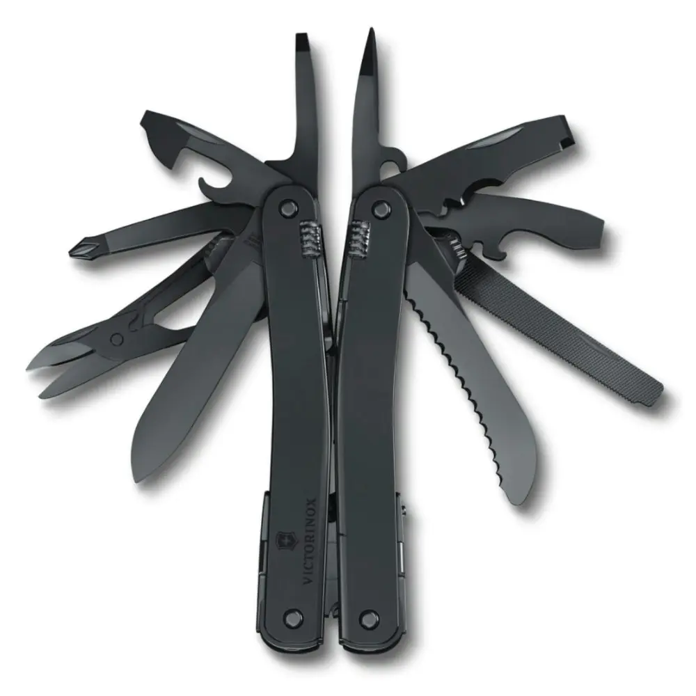 Victorinox Swiss Tool Spirit SPMXBS One Hand Opening Multi-Tool + Pouch | Black 35319