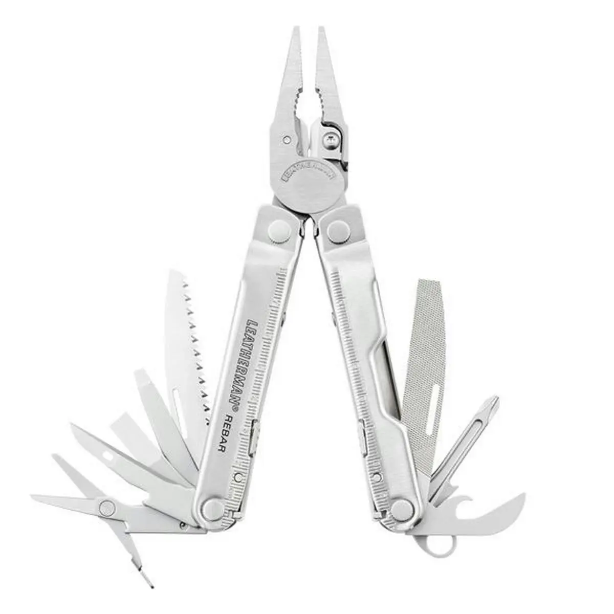 Leatherman Rebar Stainless Steel Multi-Tool & Sheath Mining Edition Knifeless