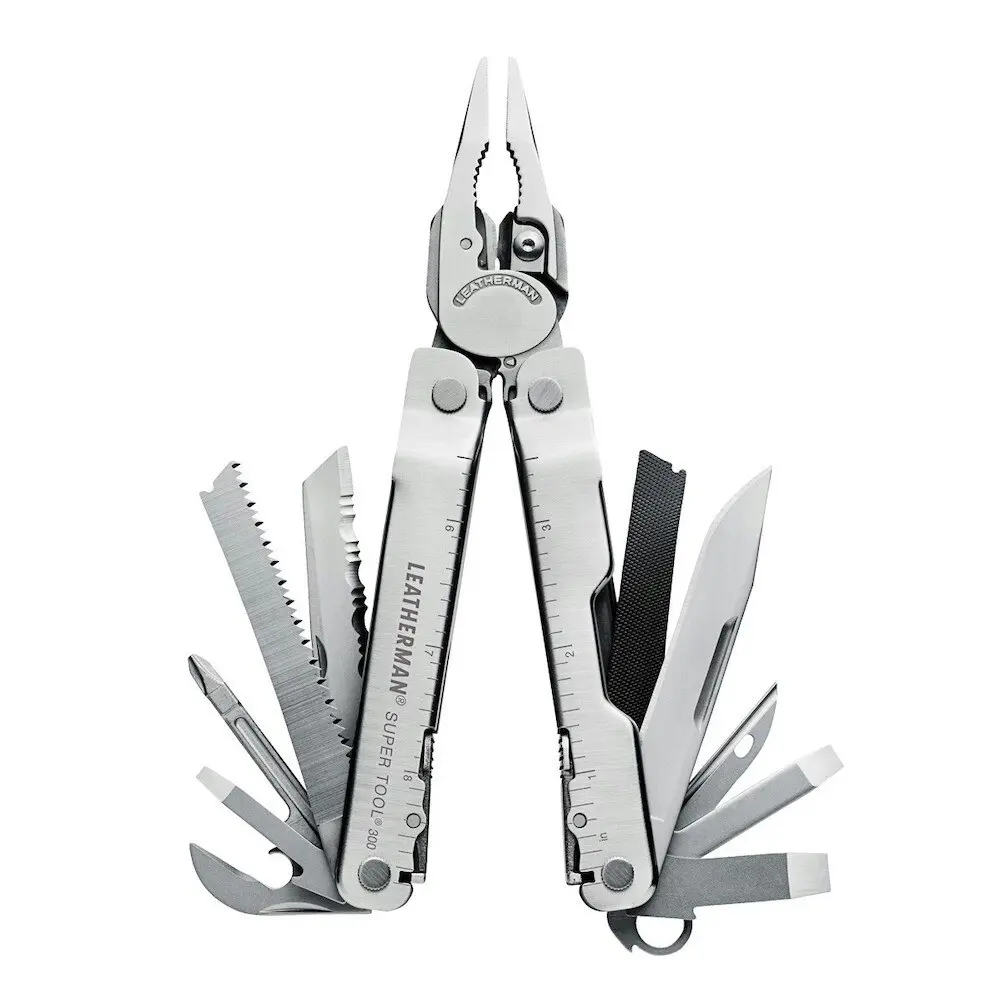 New Leatherman Supertool 300 Stainless Steel Multi Tool & Nylon Sheath