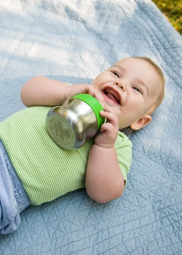 Klean Kanteen 5oz Baby Bottle with Slow Flow Nipple - Stainless Steel