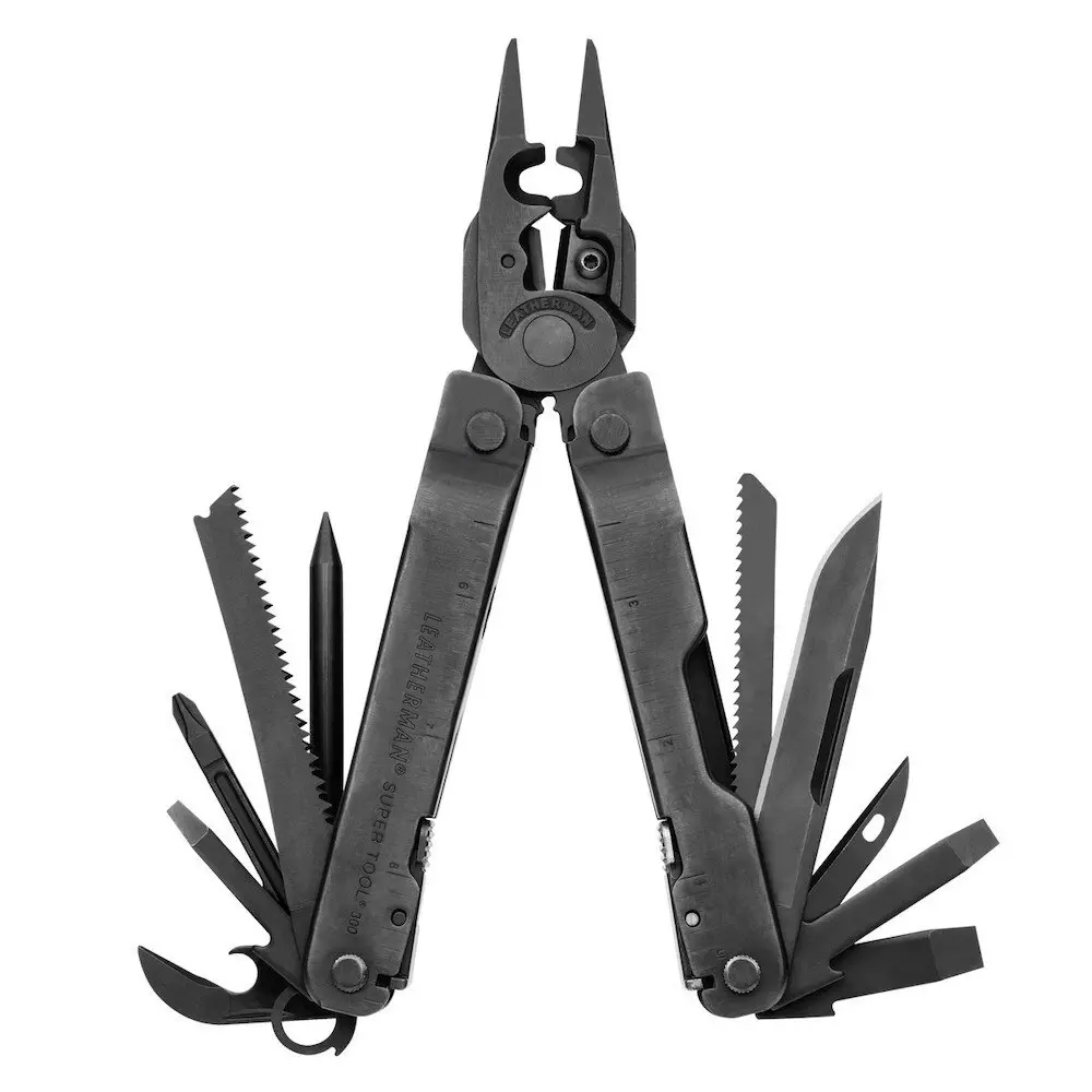 New Leatherman Supertool 300 Eod Black Multi Tool & Molle Sheath