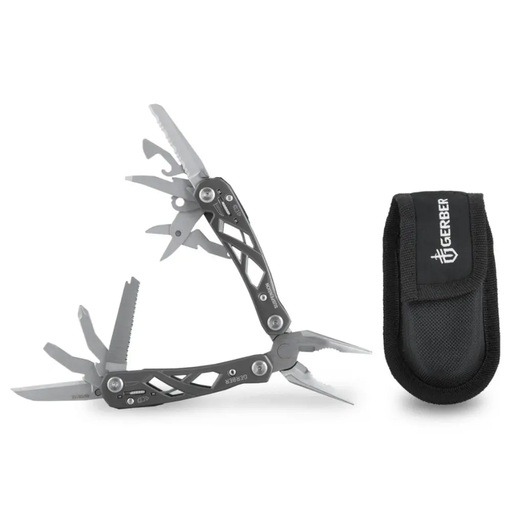 Gerber Suspension Stainless Steel Multi Tool | Scissors Saw Plier Knife Screwdriver