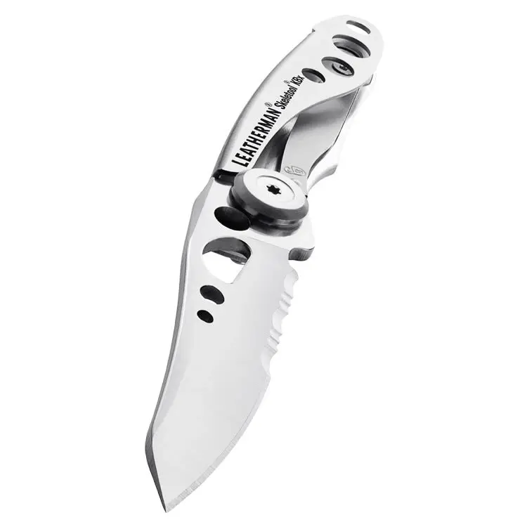 Leatherman Skeletool Kbx Folding Pocket Knife Combo Blade | Stainless