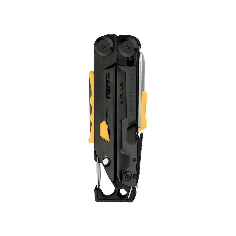 Leatherman Signal Black Stainless Steel Multi-Tool + Sheath | Fire Starter