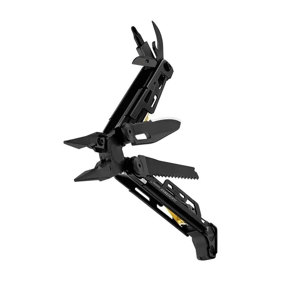 Leatherman Signal Black Stainless Steel Multi-Tool + Sheath | Fire Starter