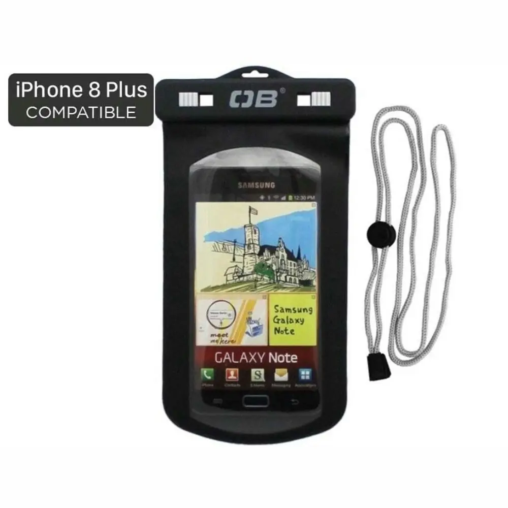 Overboard Large Waterproof Phone Case | Black Submersible