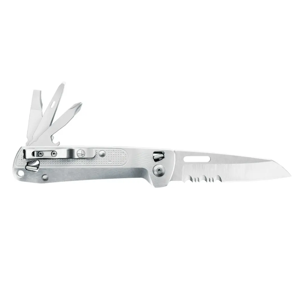 Leatherman Free K2x Multi Tool & Pocket Knife | 8 Tools Silver