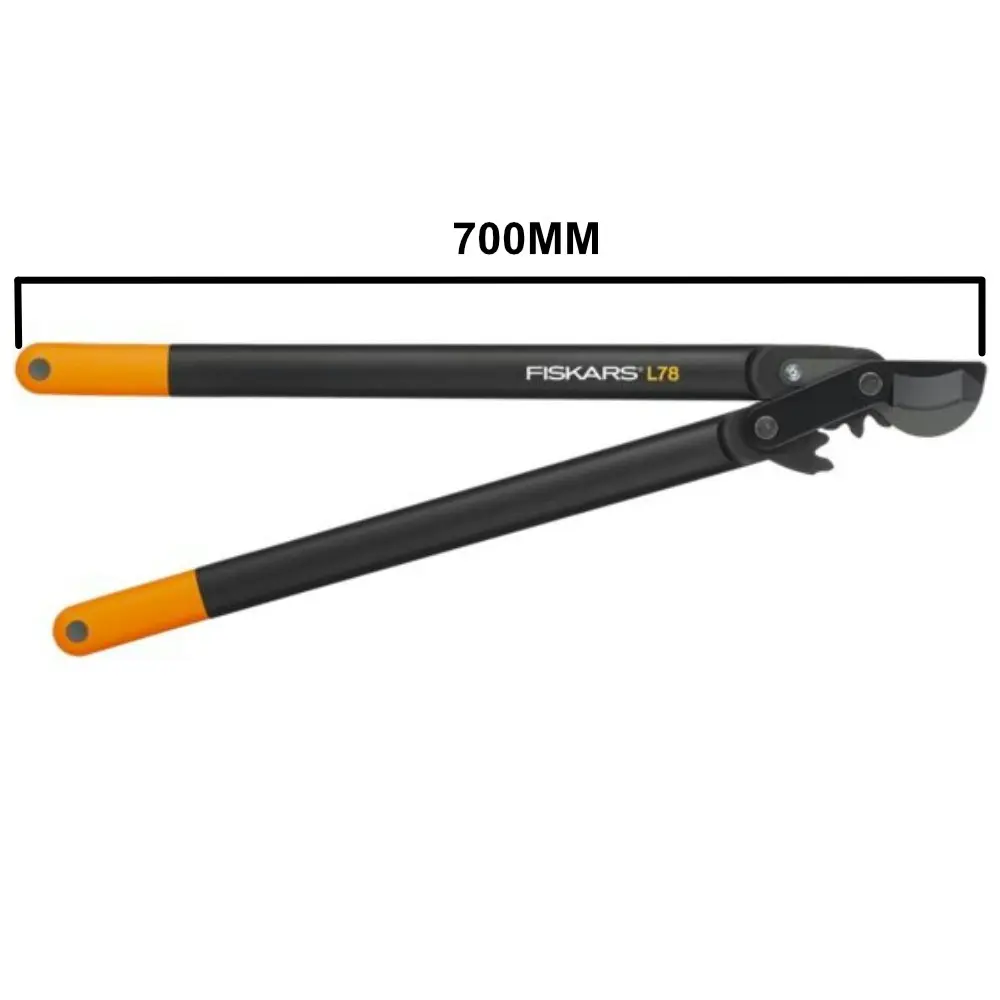 Fiskars PowerGear L L78 Bypass Lopper Hook Head | Large 700mm