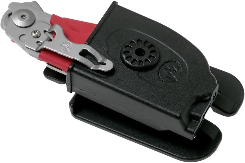 Leatherman Raptor Rescue Emergency Response Folding Shears + Utility Holster | Red / Black