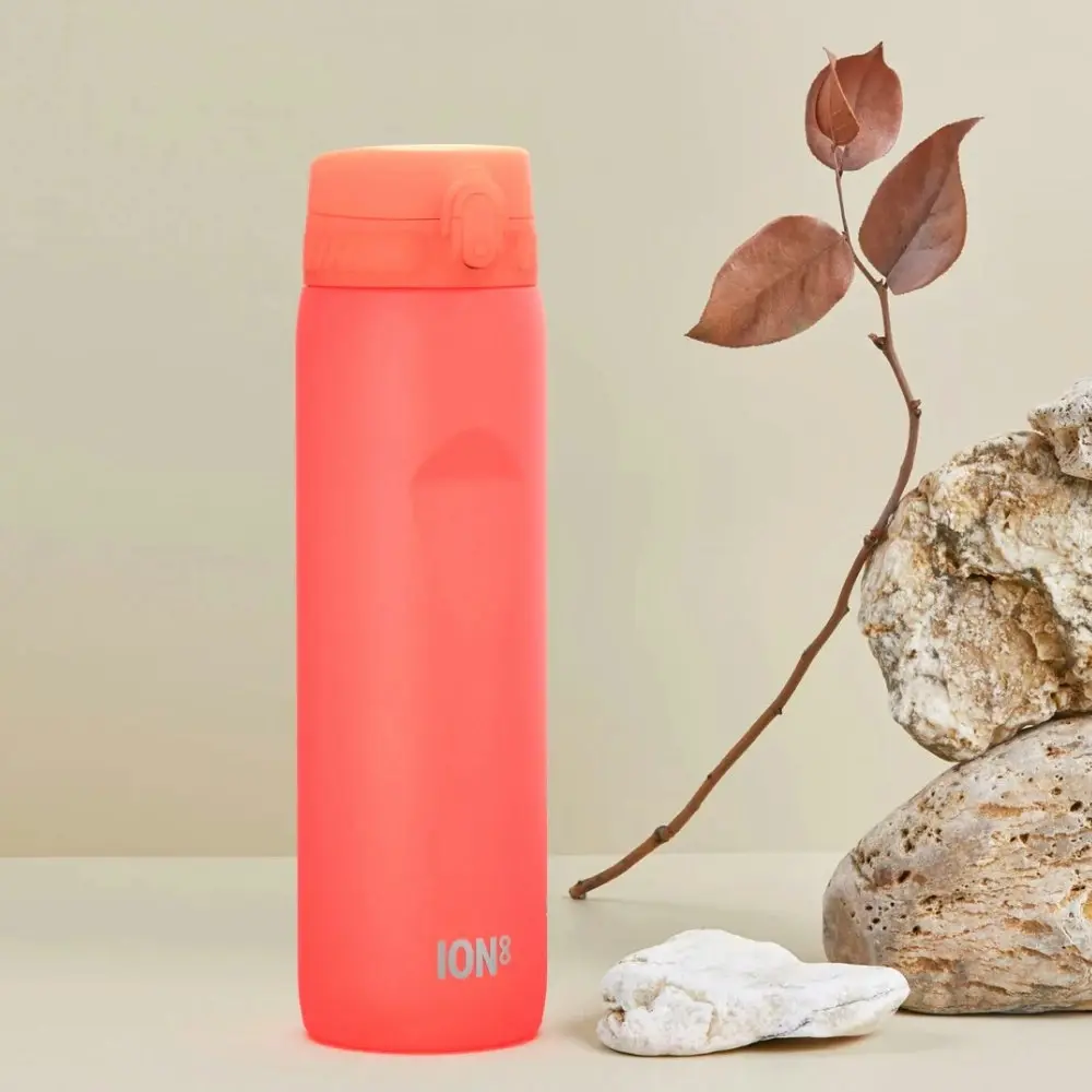 Ion8 Quench Motivator 1L Water Bottle - Coral