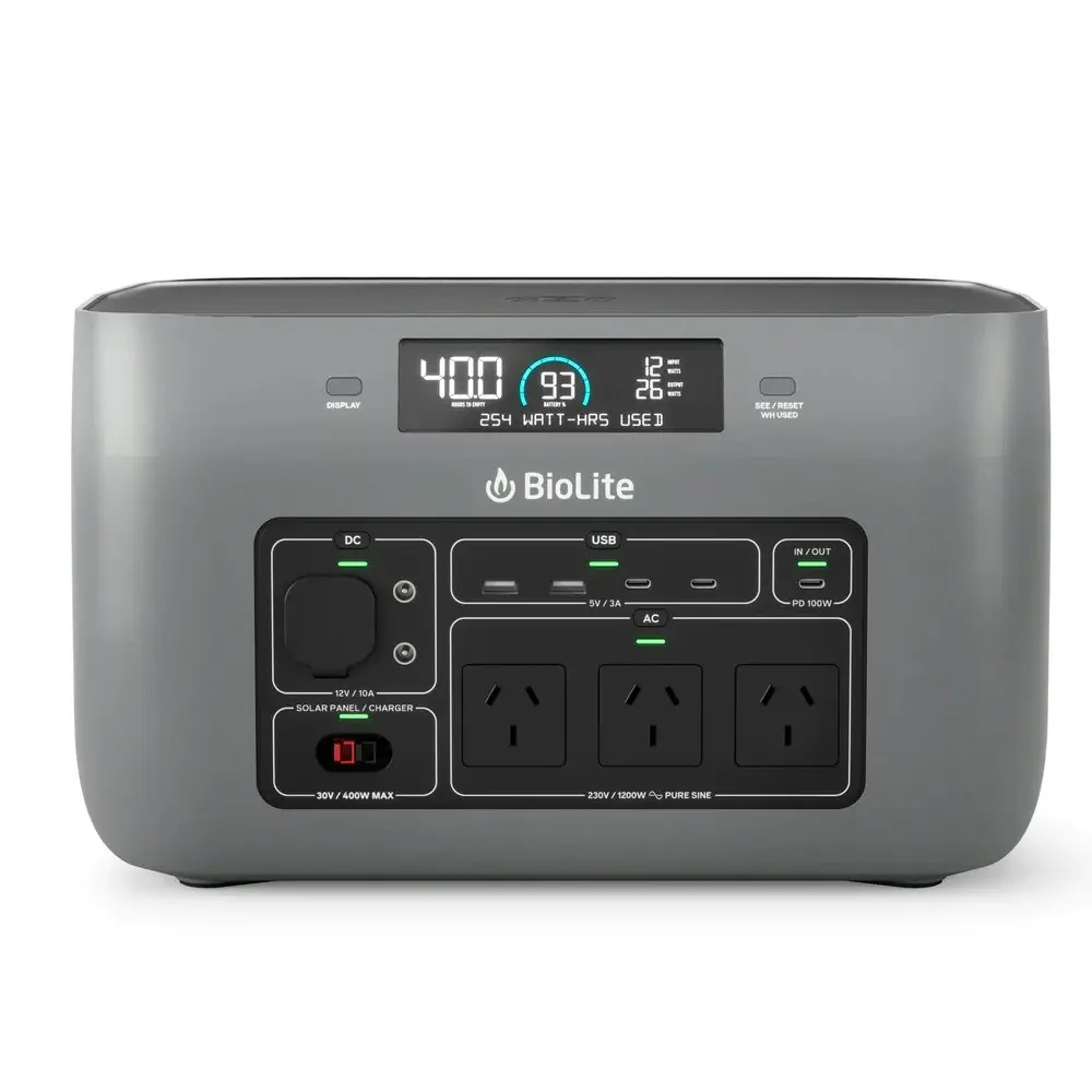 BioLite BaseCharge 1500 Rechargeable Power Station