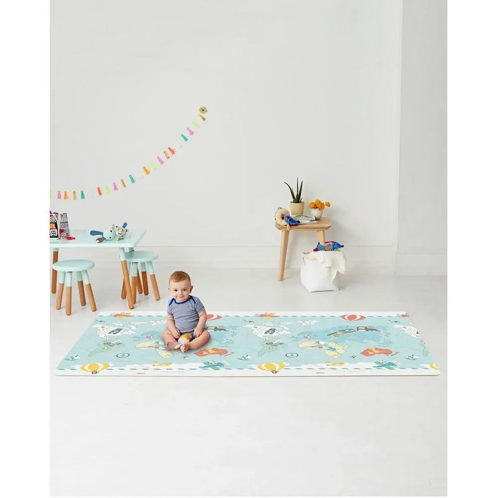 Skip Hop Doubleplay Reversible Play Mat Kids Baby - Little Travellers