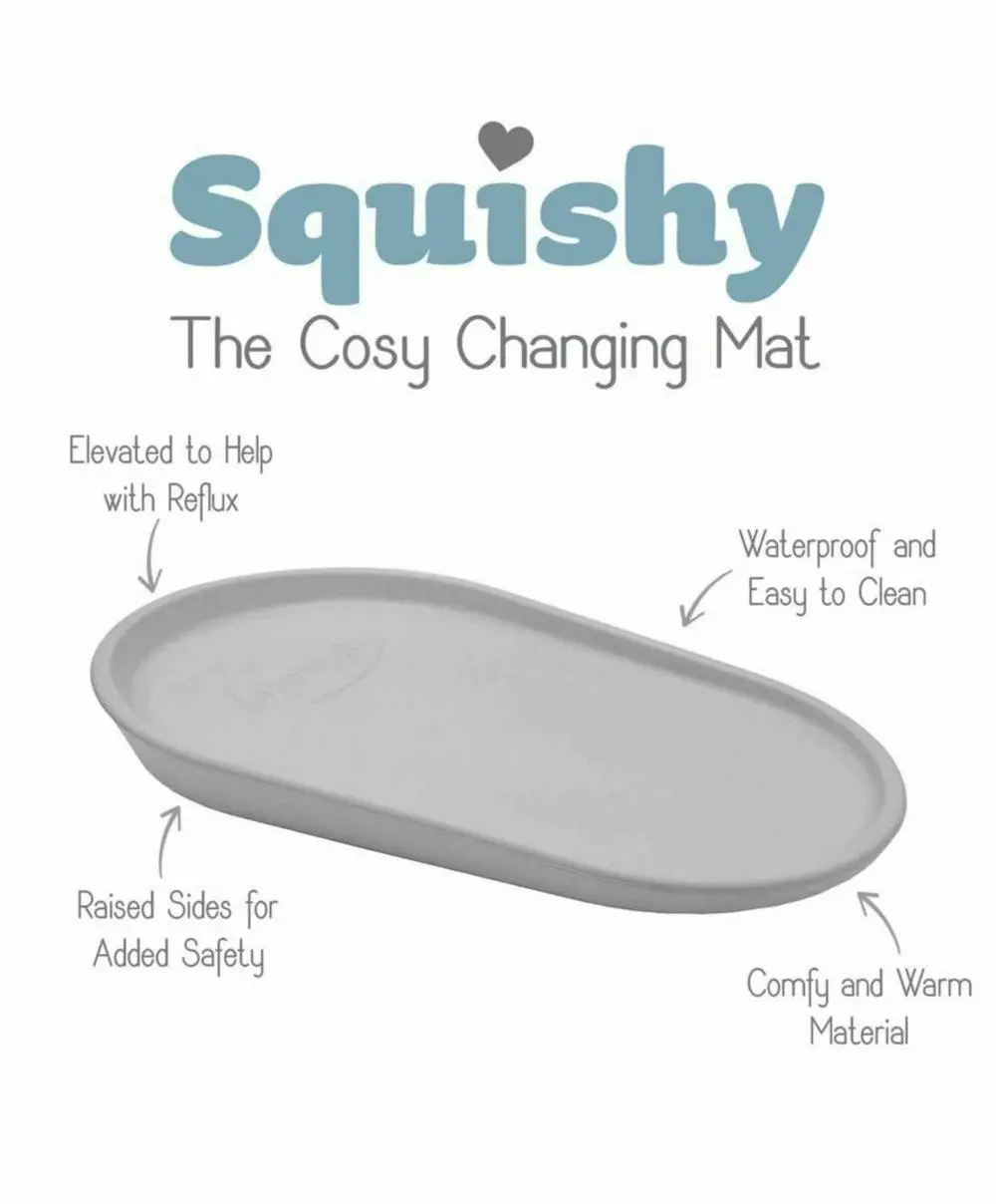 Shnuggle Squishy Baby Changing - Grey