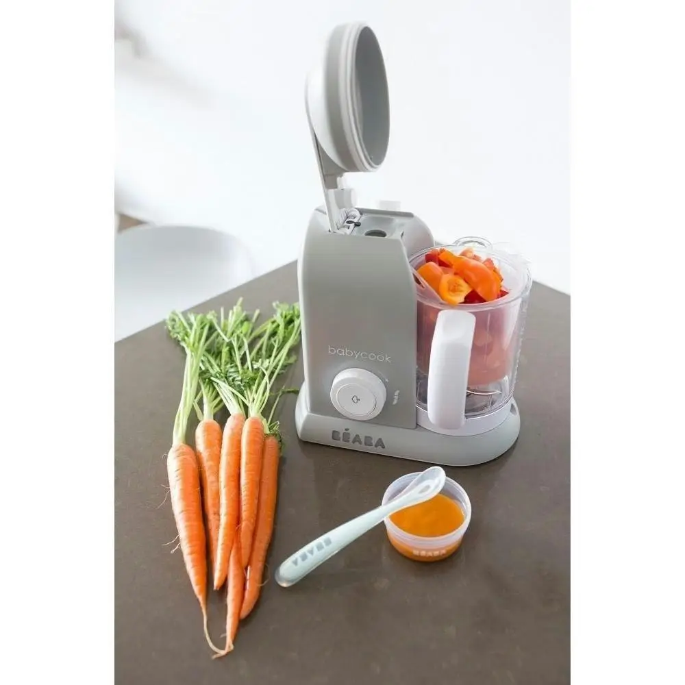 Beaba Babycook Solo Baby Food Processor Steam Cook Blend | Grey