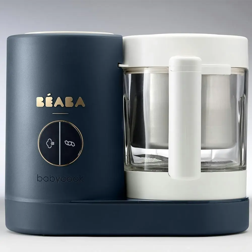 Beaba Babycook Neo Baby Food Processor Steam Cook Blend | Night Blue