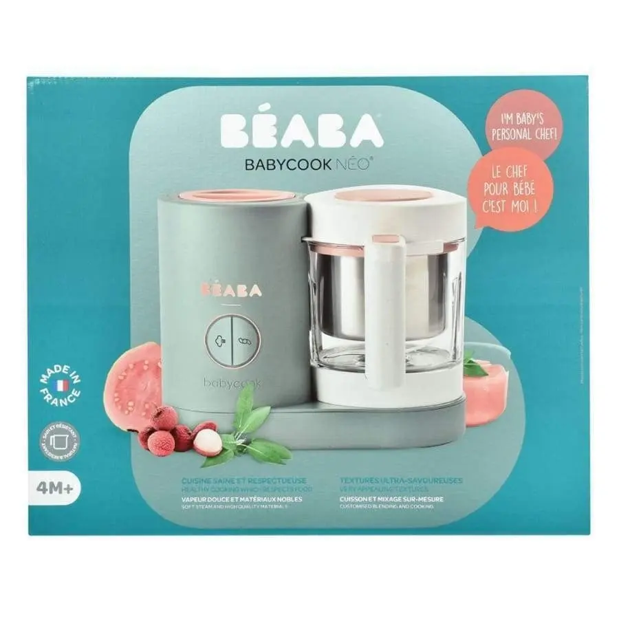 Beaba Babycook Neo Baby Food Processor Steam Cook Blend | Eucalyptus