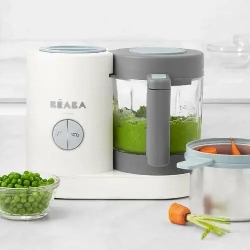 Beaba Babycook Neo Baby Food Processor Steam Cook Blend White / Grey