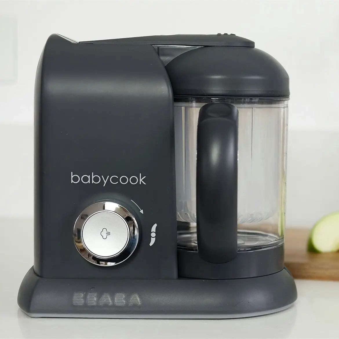 Beaba Babycook Solo Baby Food Processor Steam Cook Blend | Dark Grey