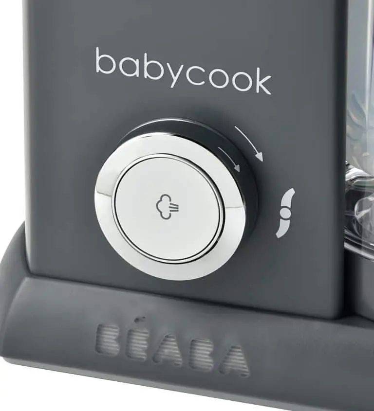 Beaba Babycook Solo Baby Food Processor Steam Cook Blend | Dark Grey