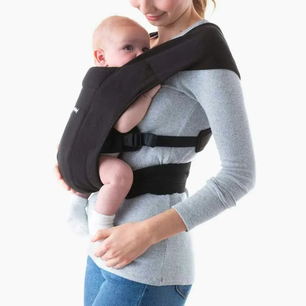 Ergobaby Embrace Cozy Newborn Baby Carrier | Pure Black