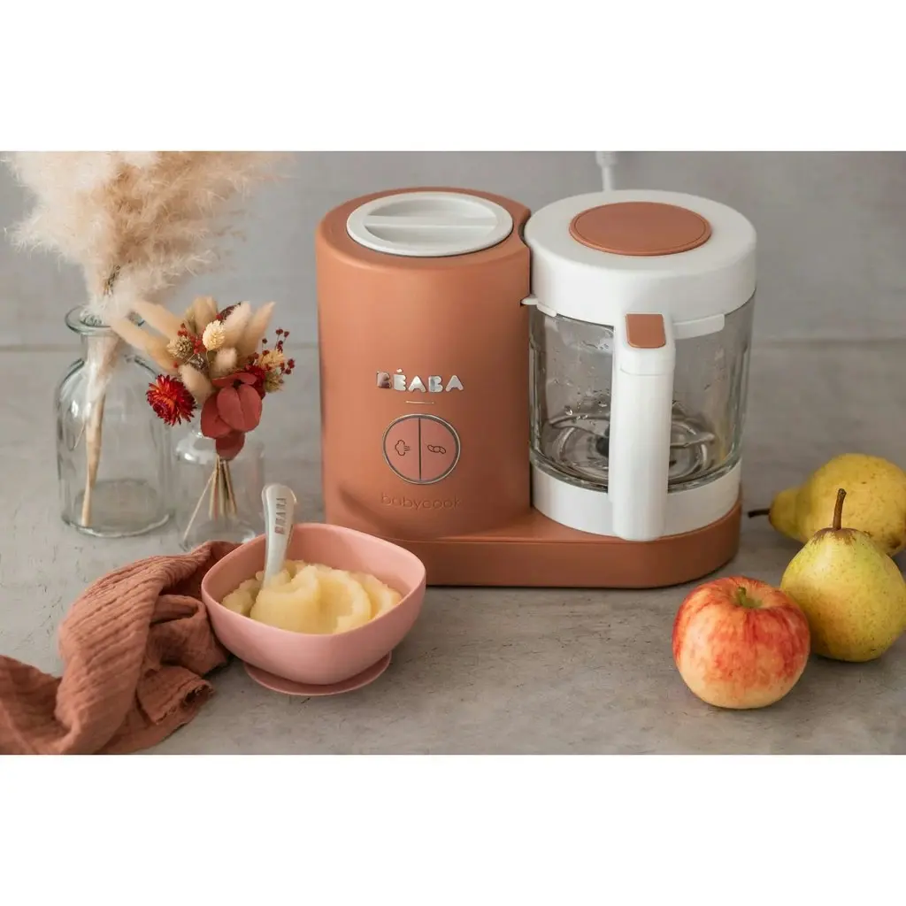 Beaba Babycook Neo Baby Food Processor Steam Cook Blend | Terracotta