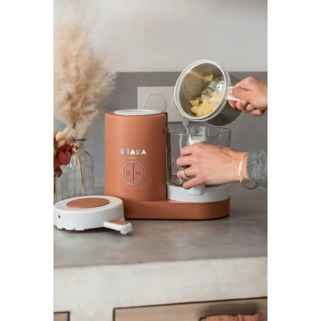 Beaba Babycook Neo Baby Food Processor Steam Cook Blend | Terracotta