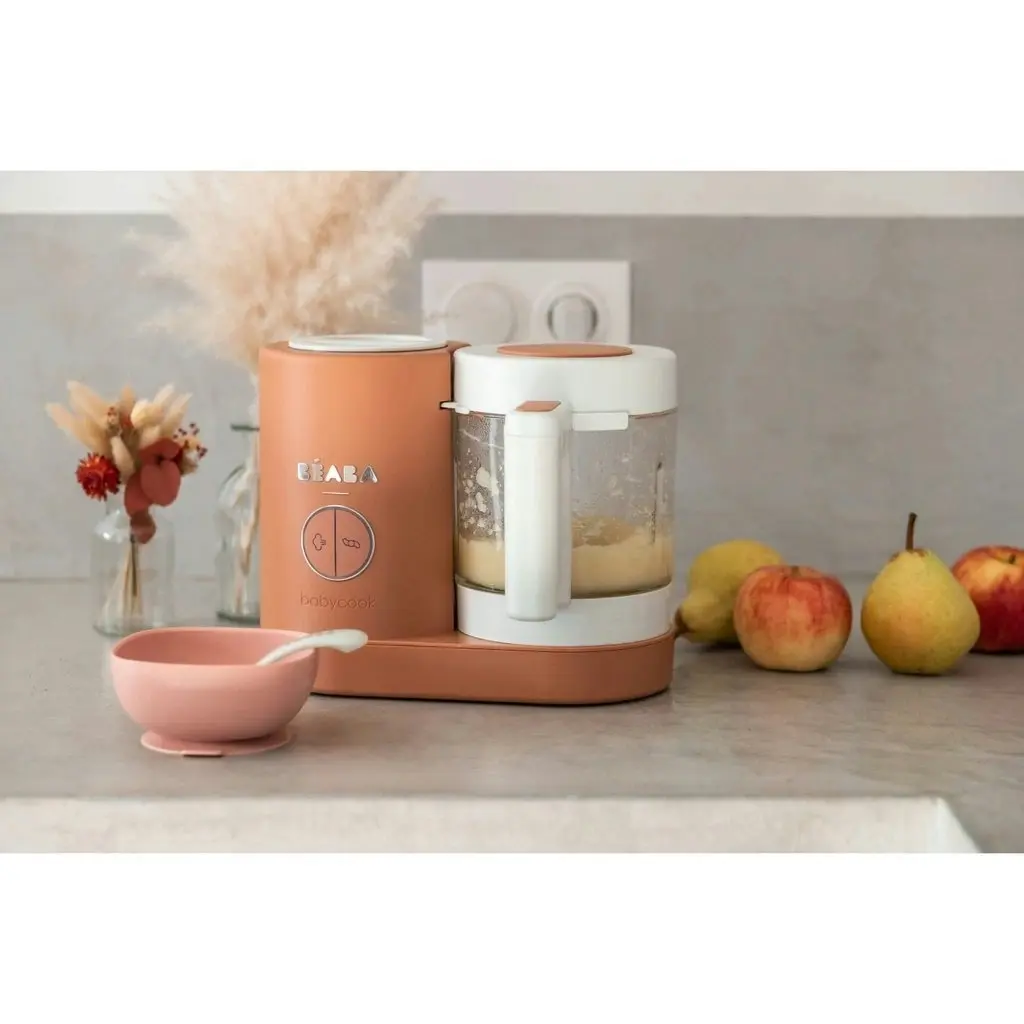 Beaba Babycook Neo Baby Food Processor Steam Cook Blend | Terracotta